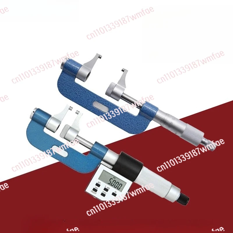 

Measuring jaw type micrometer digital display electronic inner step outer diameter micrometer/0-100mm accuracy 0.01