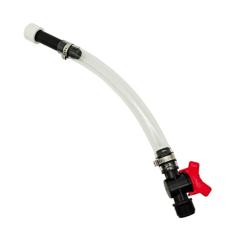 Stable Racings Fuels Hose with Valves Versatile Fuels Jugs Hose for Quick Fill Up 090E