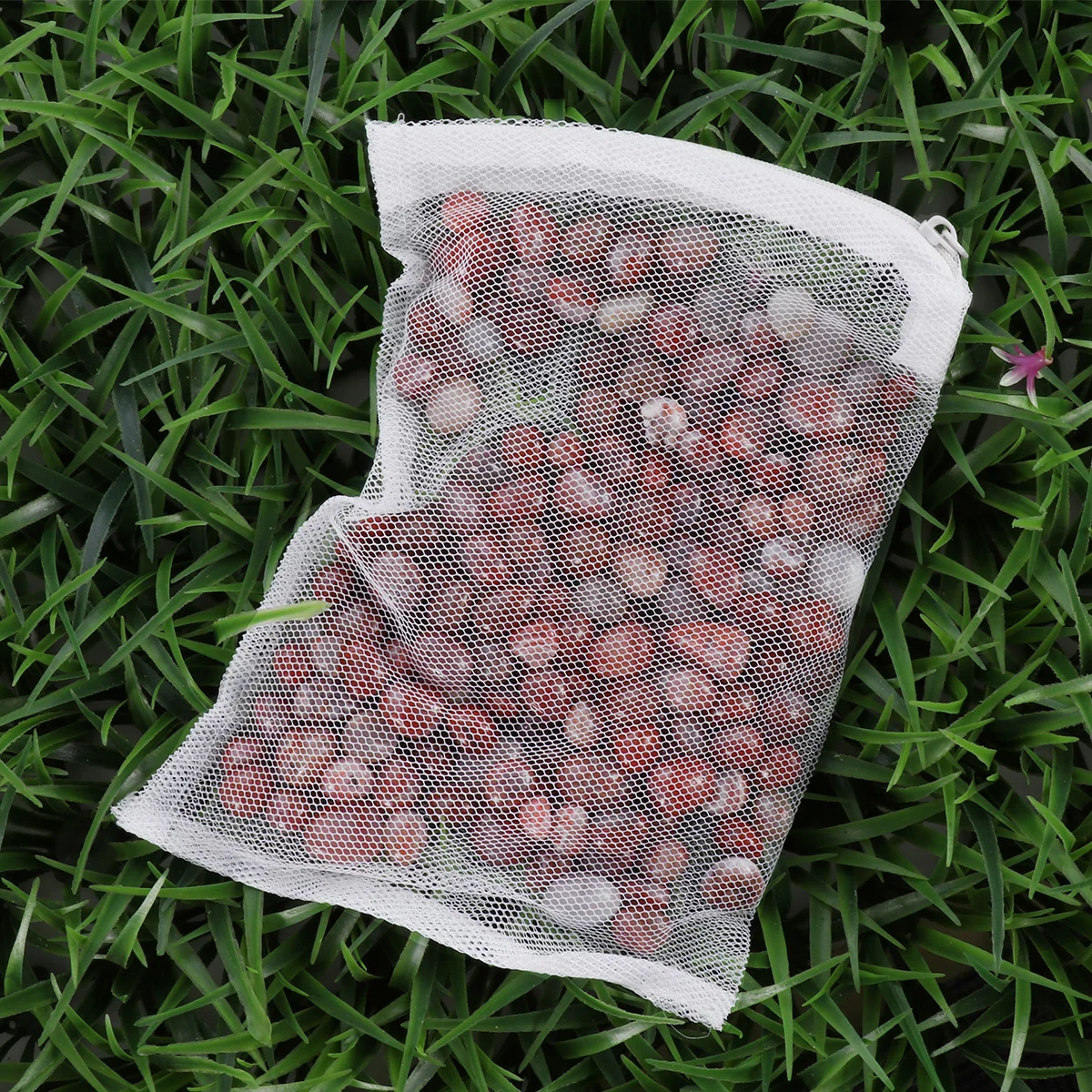 

12pcs Fish Tank Filter Media Bag 15X20Cm Reusable Zipper Mesh For Aquarium Pond Plastic Filter Bag Bio Balls Carbon Ceramic
