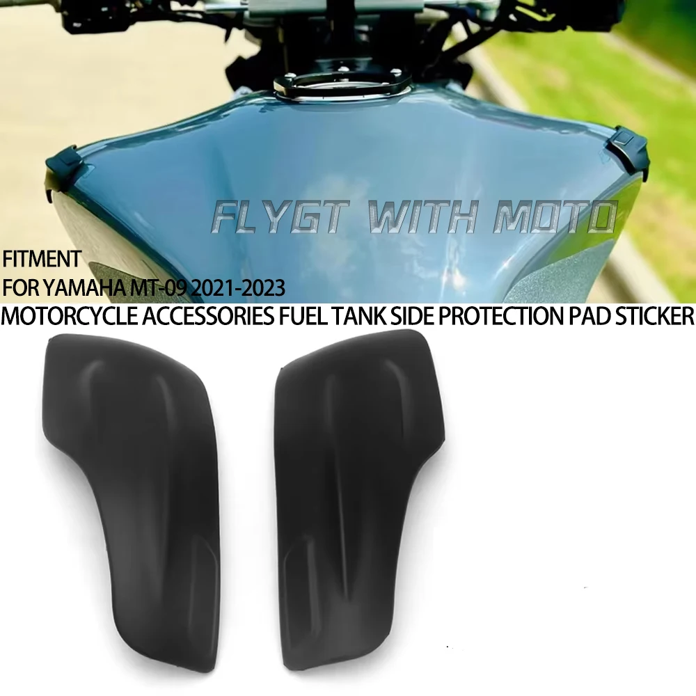 

For Yamaha MT-09 MT09 MT 09 mt09 2021 2022 2023 New Motorcycle Accessories Fuel Tank Side Pad Protector Decal Stickers