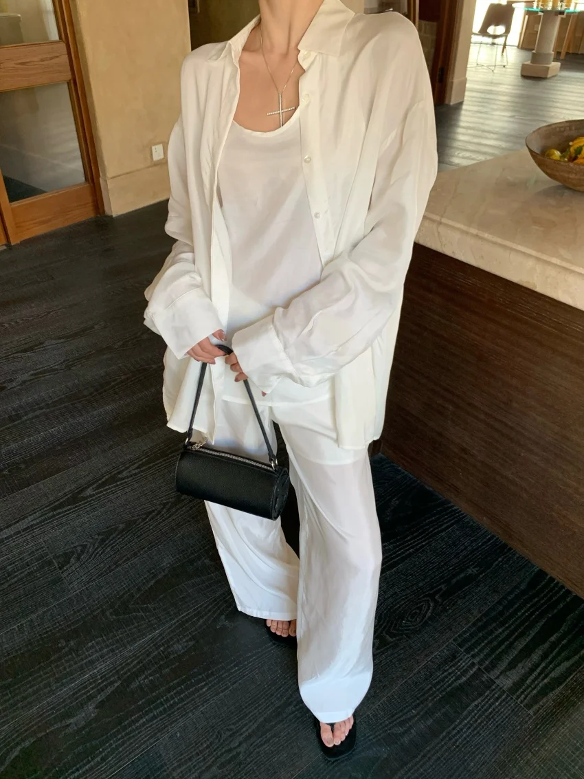 

Alien Kitty 2025, женские костюмы в ленивом стиле, солнцезащитные рубашки, шикарная нежная осенняя уличная одежда, повседневная мода, новые уличные брюки