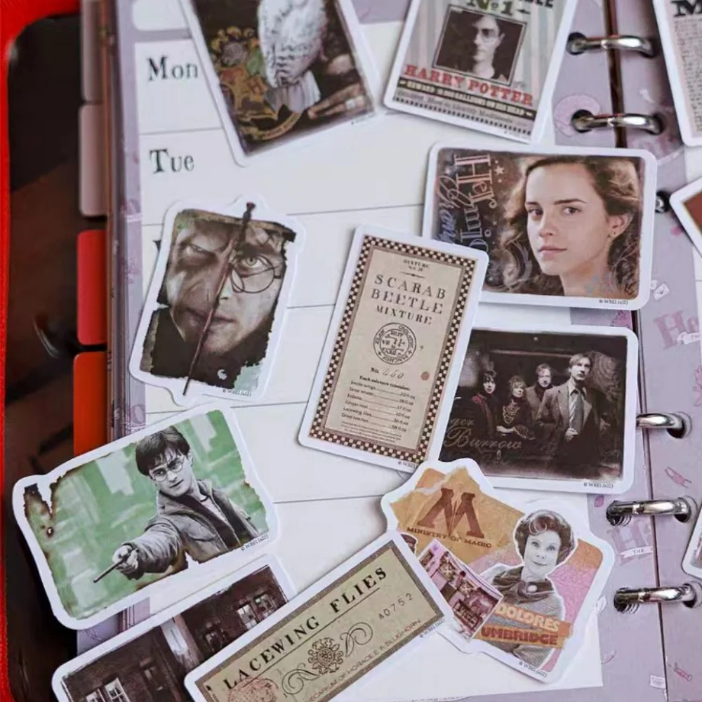 Genuine Harry Potter Series Sticker Hogwarts Film & Tv Merchandise Character Stickers For Phones Water Mug Planners Decor Decals view 2
