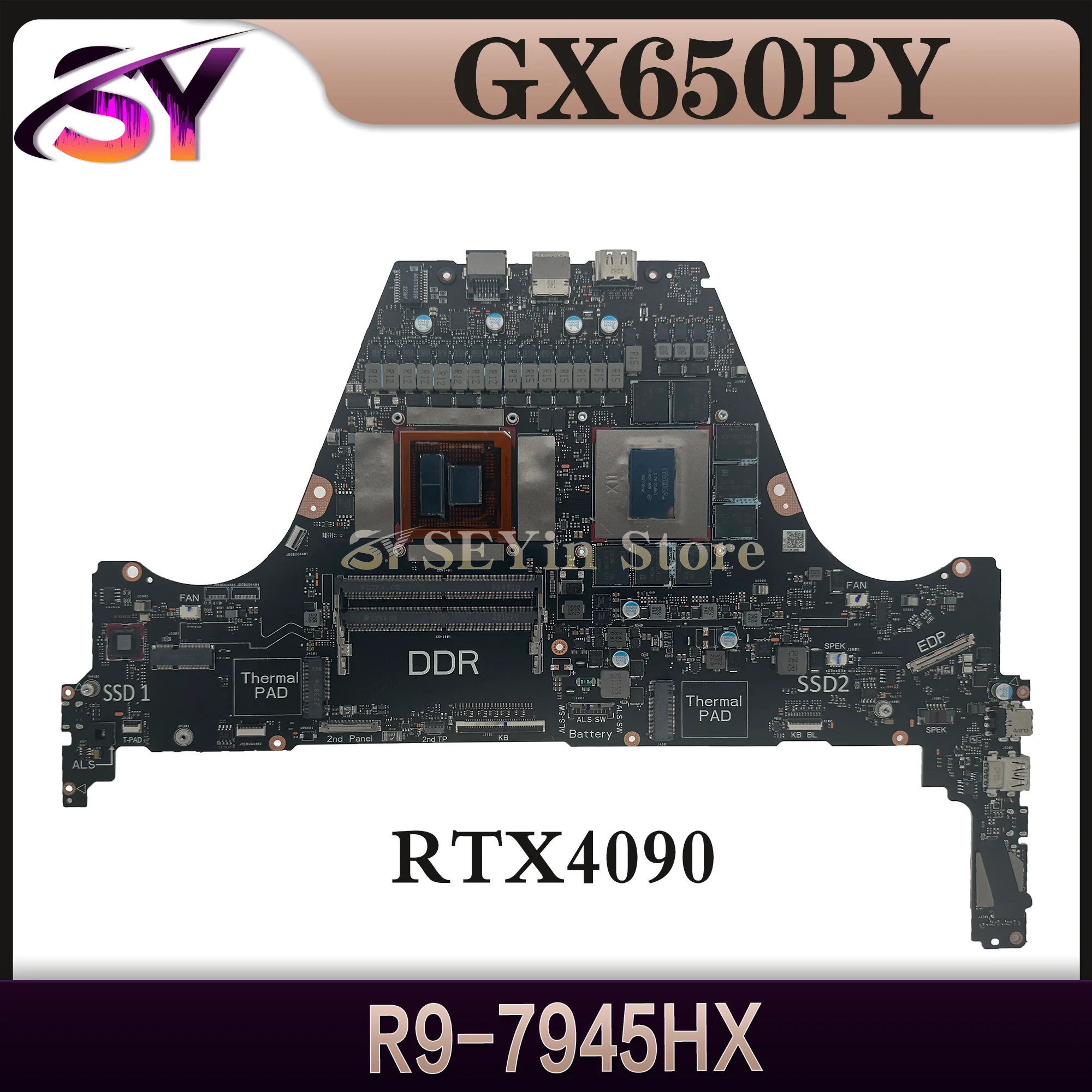 GX650P Mainboard For ASUS ROG Zephyrus Duo 16 (2023) GX650 GX650PY Laptop Motherboard R9-7945H RTX4090