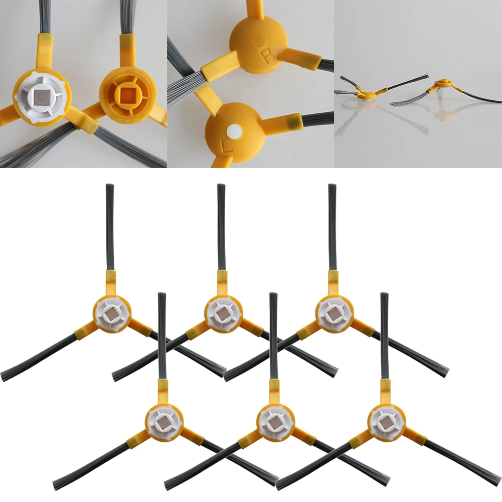 

6pcs Side Brushes for Netbot S15 Robot Vacuum Cleaner Replacement Accessory Supporting Regular Cleaning Maintenance