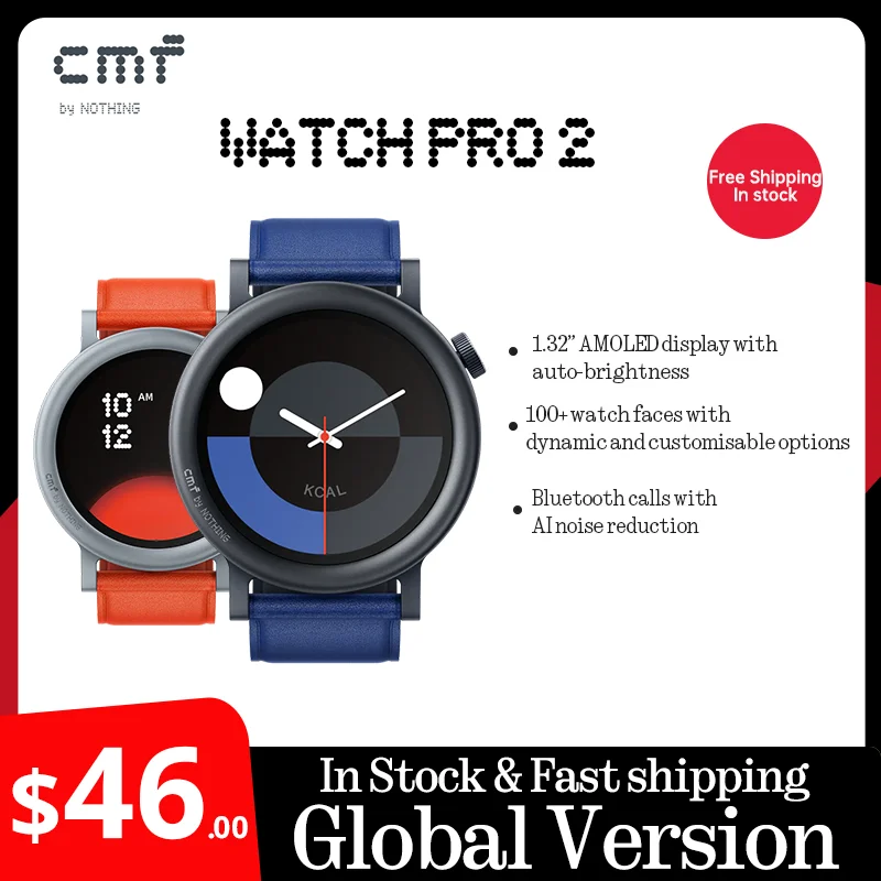 Global Version CMF by Nothing Watch Pro 2 1.32