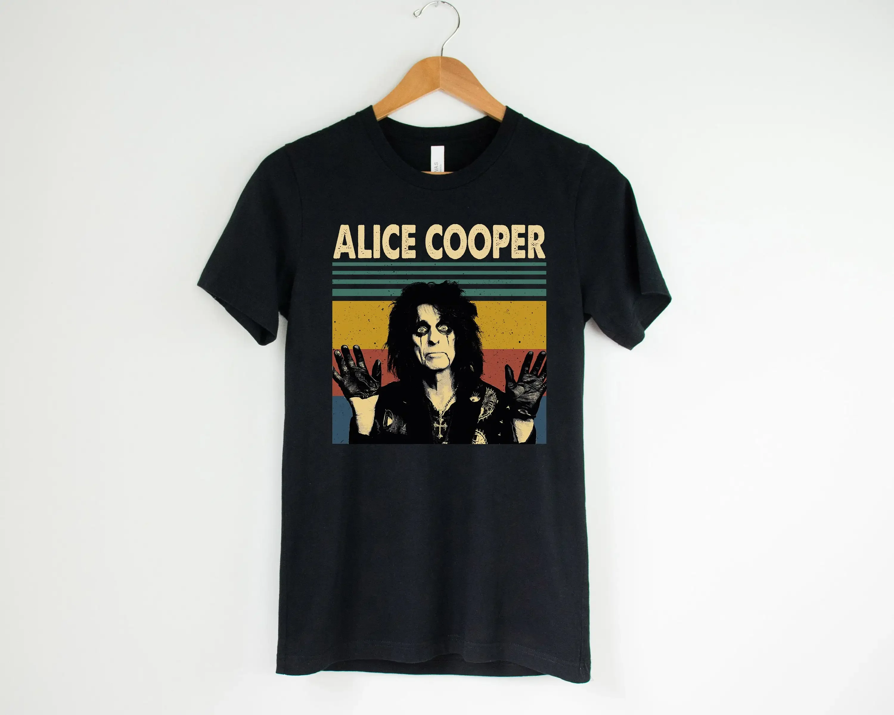 Alice Cooper Retro Vintage Unisex T-Shirt, Alice Cooper Music Shirt, Gift Shirt For You And Your Friends