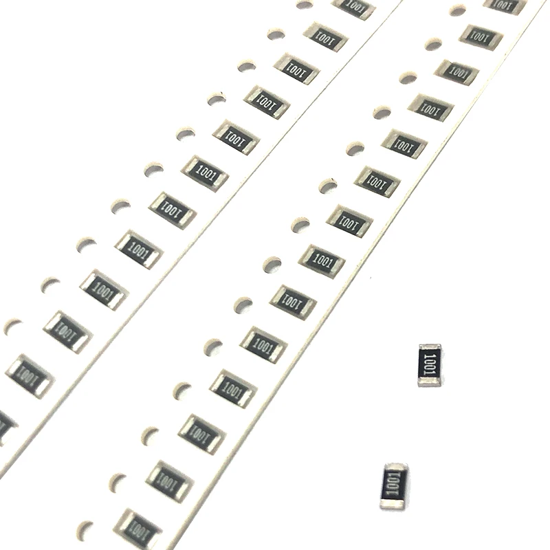 100Pcs 1206 SMD Resistor 8.2 9.1 82 91 820 910 R Ohm 820R 910R 8.2K 9.1K 82K 91K 820K 910K 1M 2M 2.2M 3M 3.3M 4.7M 5.1M 8.2M 5%