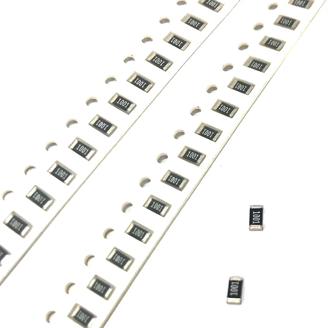 100szt 1206 SMD Rezystor 8.2 9.1 82 91 820 910 R Ohm 820R 910R 8.2K 9.1K 82K 91K 820K 910K 1M 2M 2.2M 3M 3.3M 4.7M 5.1M 8.2M 5%