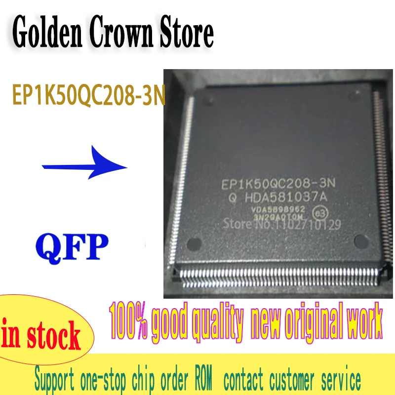 1pcs/lot EP1K50QC208-3N EP1K50QC208  QFP208 Spot Inventory work New original In Stock