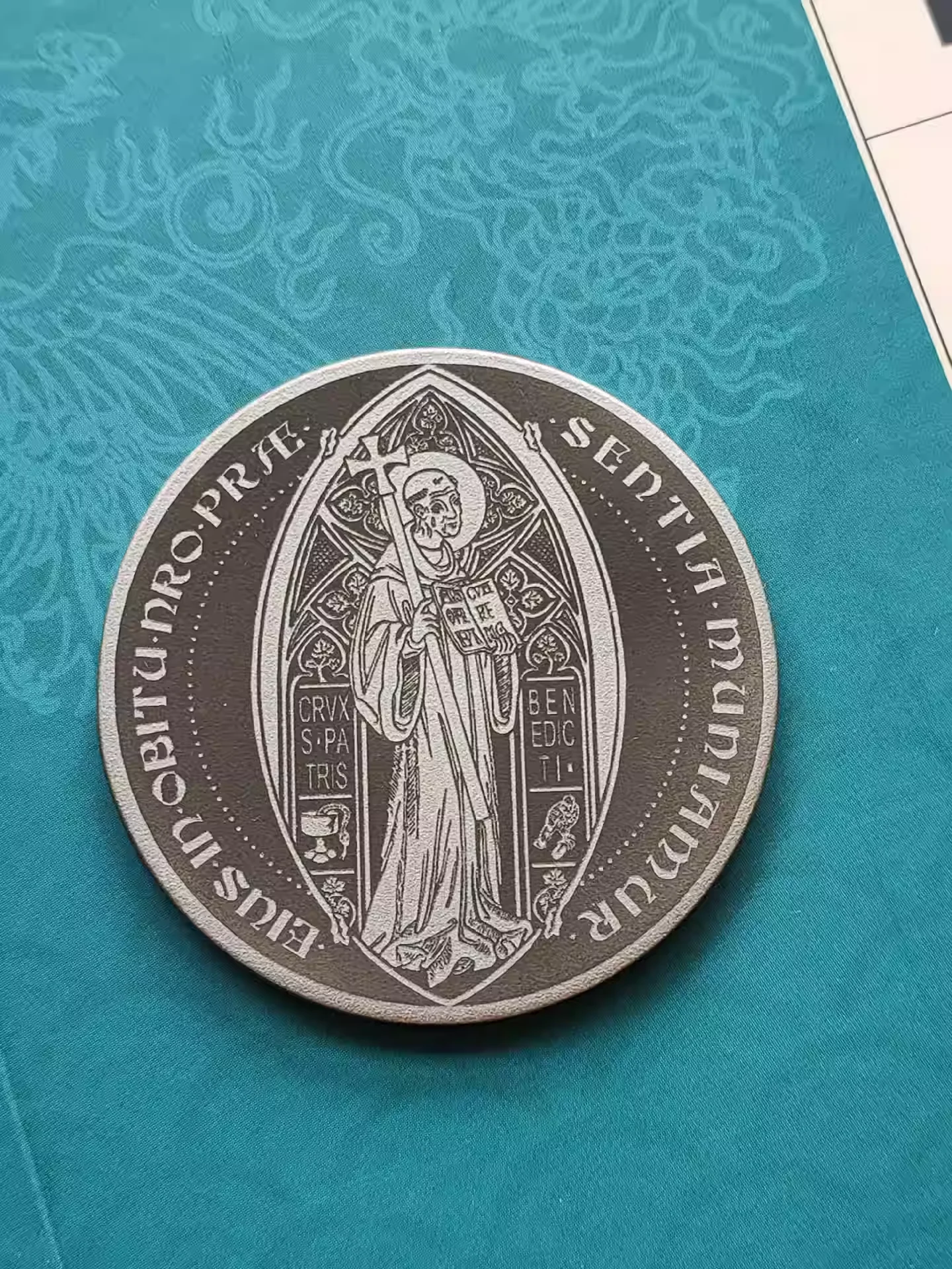 Moneda de juguete de aleación de titanio con temática de espita, TC4, EDC