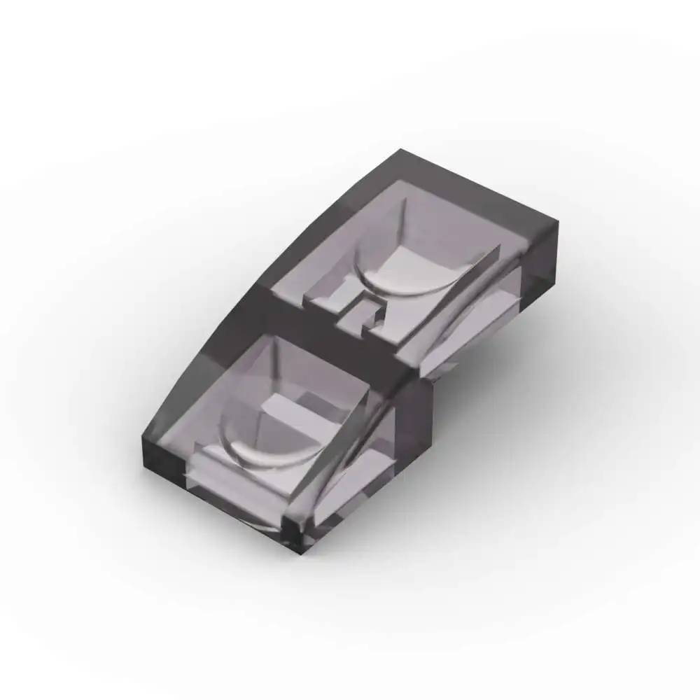 

MOC, 10 шт., часть 11477, изогнутый набор строительных блоков 2x1x2/3, наклонные кирпичи с изогнутой поверхностью, развивающие игрушки, подарки на день рождения для детей