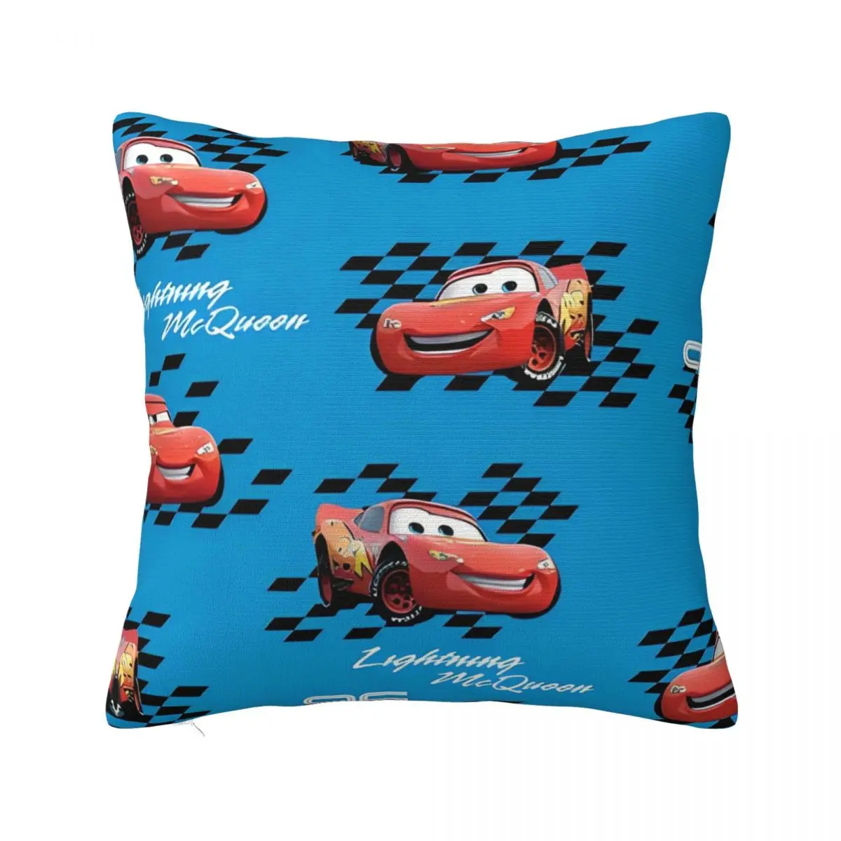 Lightning Mcqueen Pillowcases Merch Soft Polyester Cushion Cover Decorative Pillow Case Cover Sofa Dropshipping Multiple Sizes