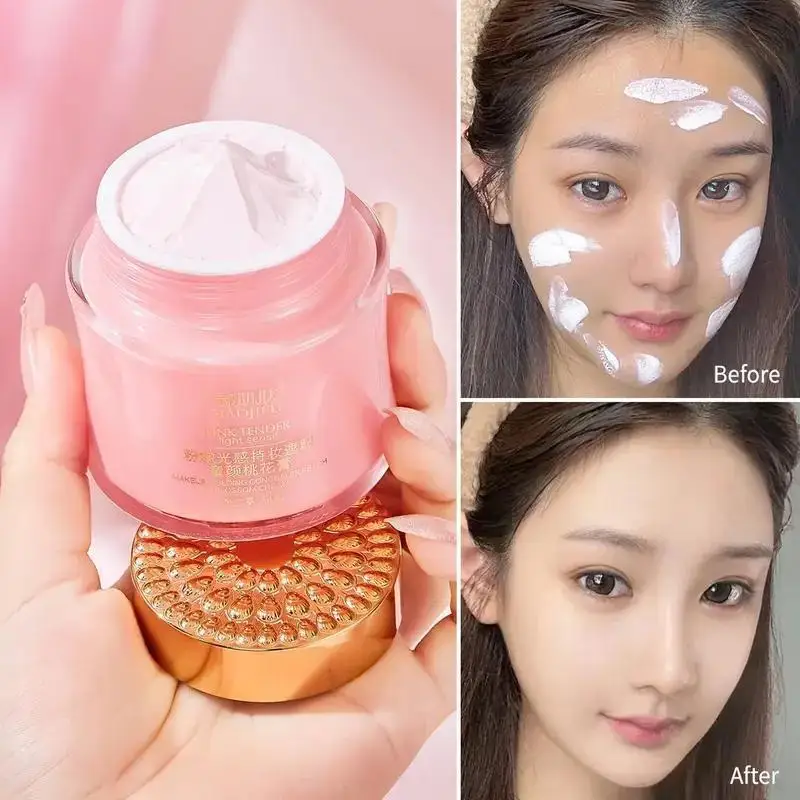 18HR Wear Poreless & Glass Skin Finish Concealer, Natural Peachy Beige Corrector for Face Art, Hydrating Flawless Base Primer