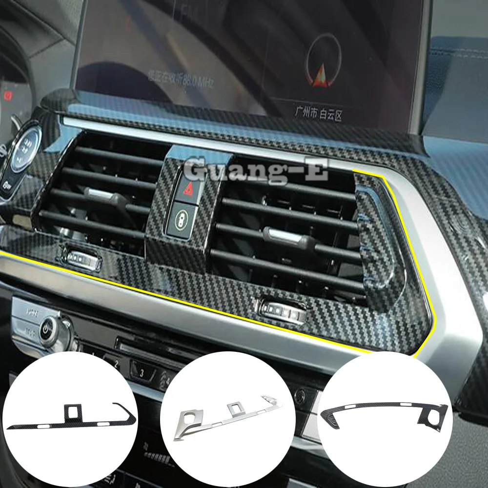 Car Switch Vent Outlet Air Condition Panel Trim Frame Lamp Warm Park For BMW X3 XDrive 25i 28i 30i 2018 2019 2020 2021 2022 2023