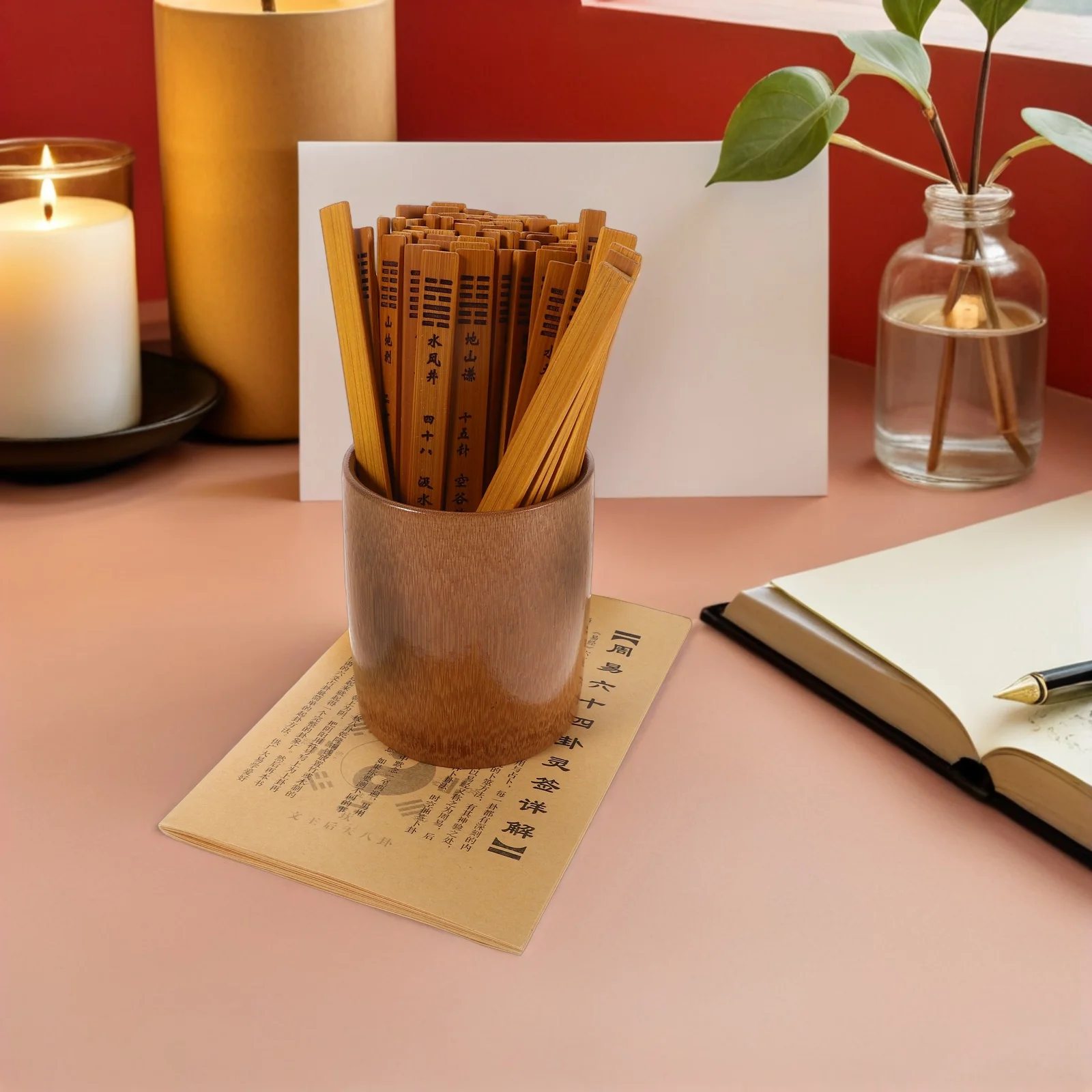 

Набор традиционных китайских палочек для гадания (И-Цзинь) для интерактивного обучения и культурного развития в учебных пространствах