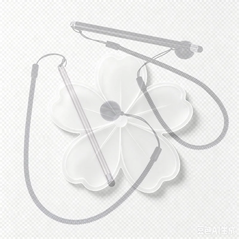 Touch Screen Mobile Phone Accessories Stylus Pen Spring Rope Capacitive Pens with anti-loss spring rope and silicone seat