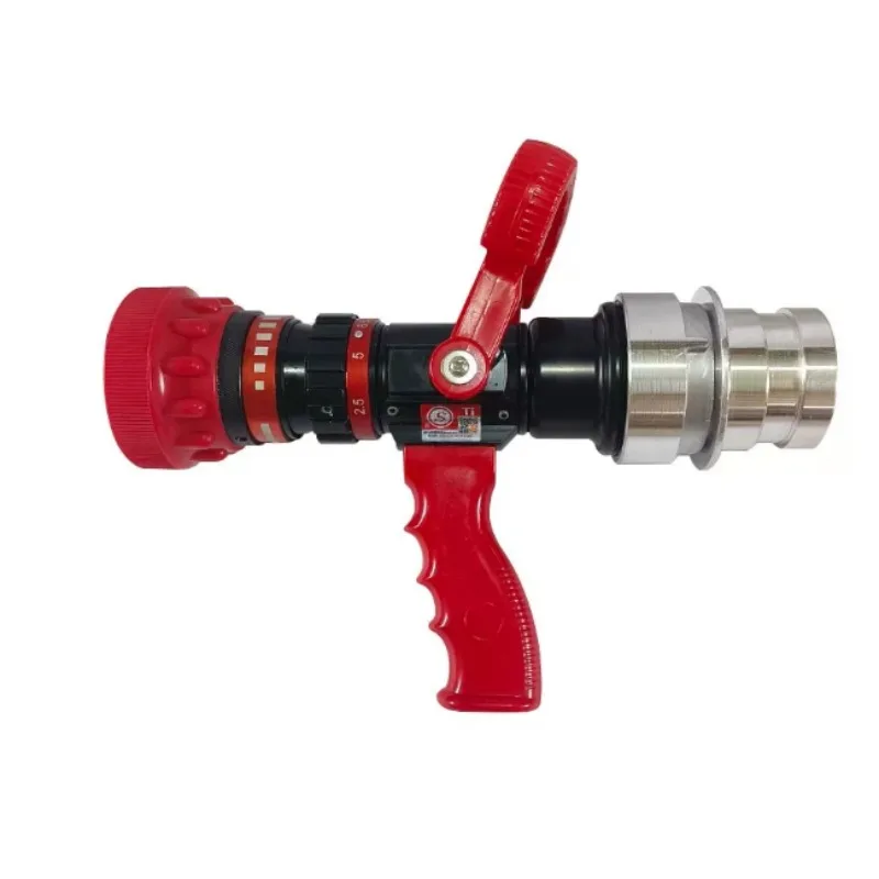 QLD6.0/8l‑IIl Adjustable Multifunctional Recoil Free Water Gun Straight Stream Spray for Fire Protection Cleaning Work