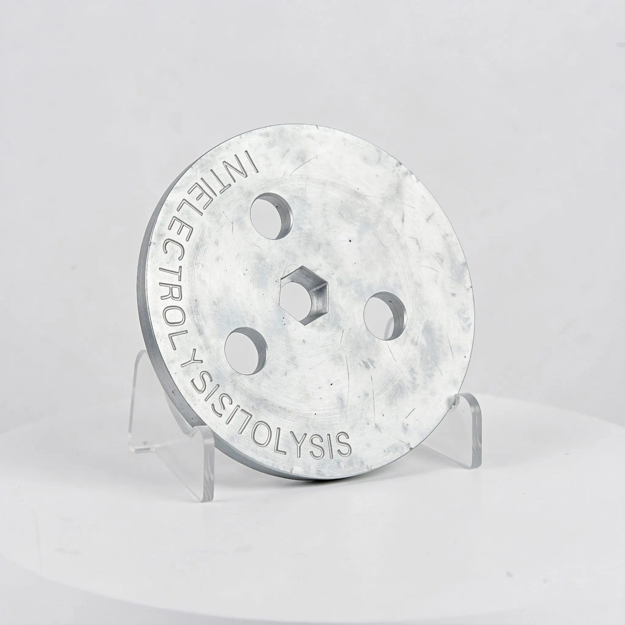 Bolt Mounted Zinc Anode Weight Plate Cathodic Protection Block Anti Electrolysis Salt Water Pool Skimmer Accessory for Marine