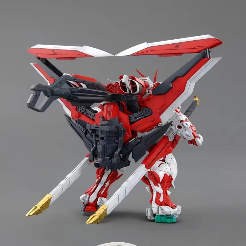 Kit de modèle d'épargne MG Gundam d'origine Bandai |   Cadre Rouge Kai Cadre Bleu D 1/100 |   Jouet de collection de figurines d'action d'assemblage