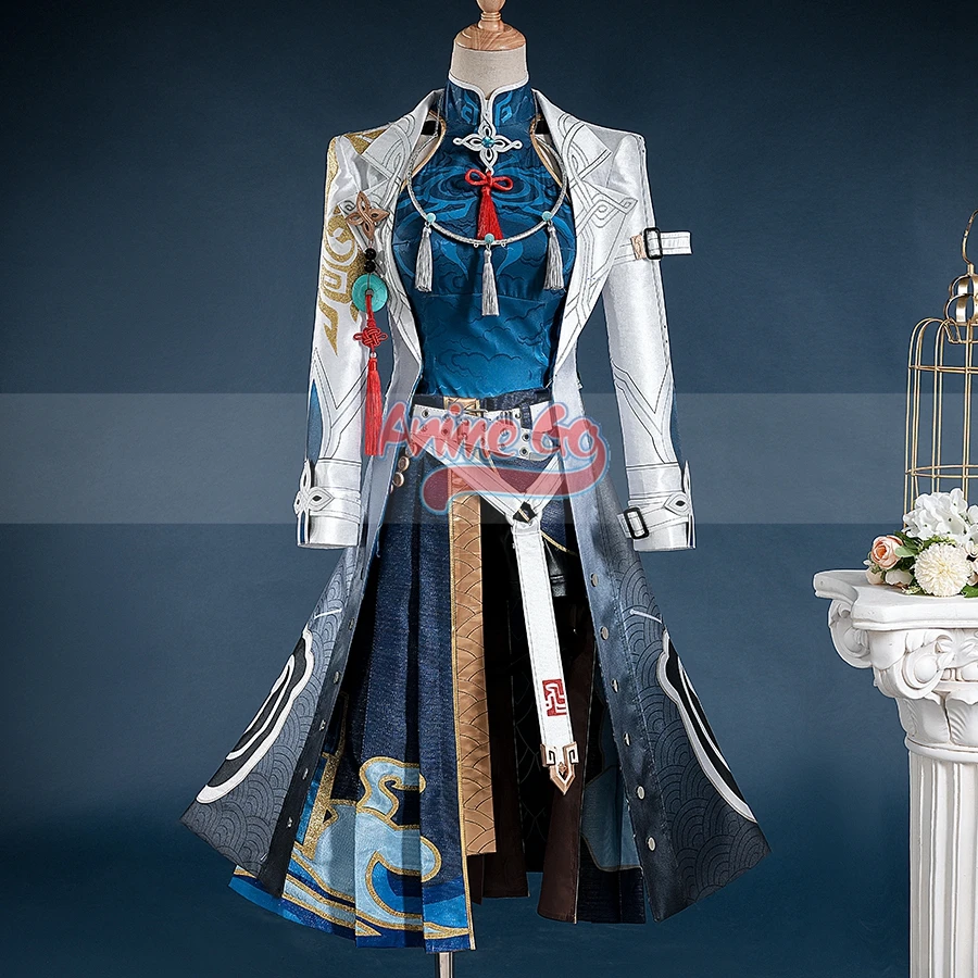 

Feixiao Cosplay Honkai: Star Rail Fei Xiao Costume Gorgeous Handsome Uniform for Women Halloween C09191-AA