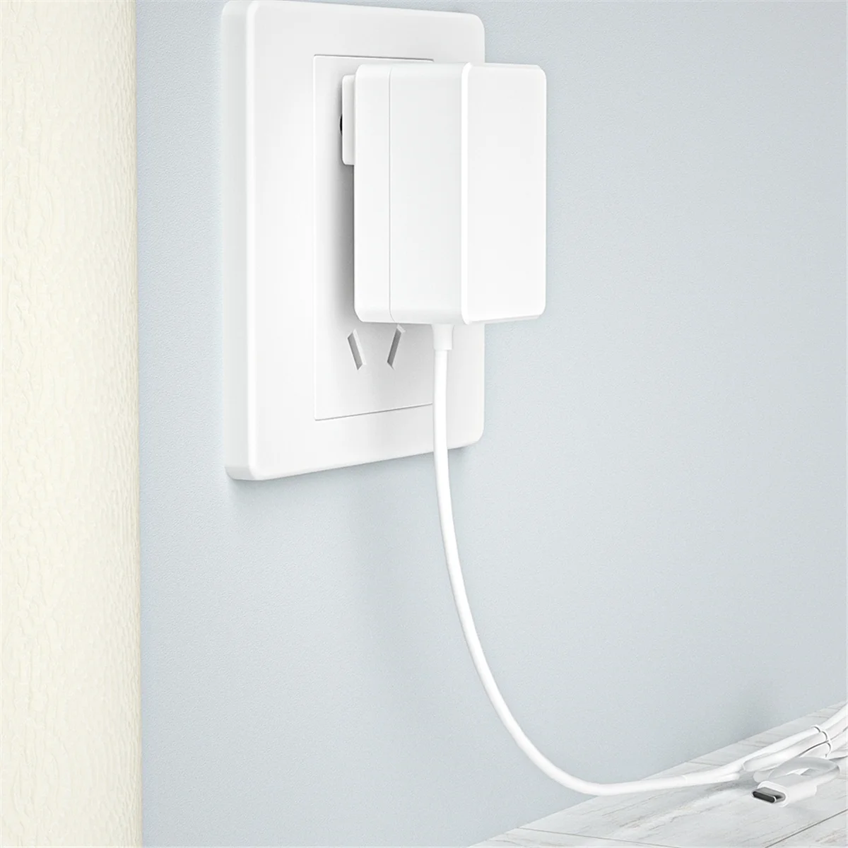 AT87-For Raspberry Pi 5 Generation Pi5 Fast Charger USB-C PD 5.1V5A Support Pd Standard Type C Interface Charger with US Plug