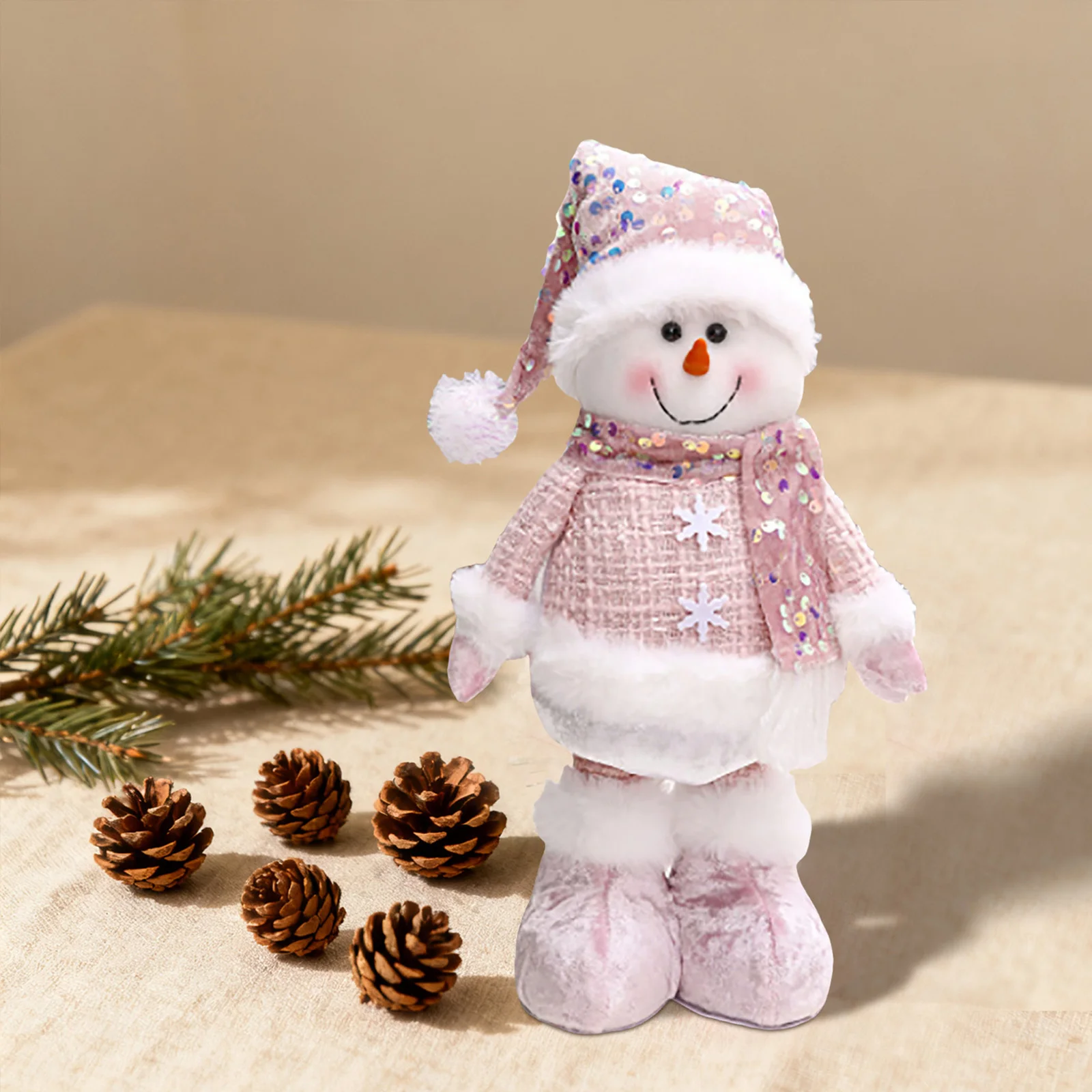 2025 décorations de Noël intégrité poupées Lovesick bonhomme de neige vieil homme jouet nain décoration jouet avec un chapeau adapté à la décoration intérieure