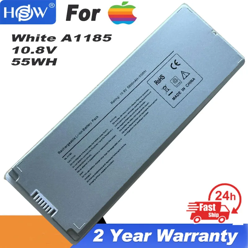 White New Tablet Battery A1181 A1185 for MacBook 13