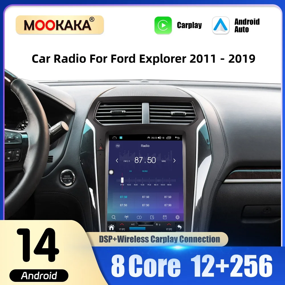 

Автомагнитола для Ford Explorer 2011-2019, мультимедийный плеер, беспроводной Carplay, Android Auto, автомагнитола, стереосистема, GPS-навигация, головное устройство, Wi-Fi