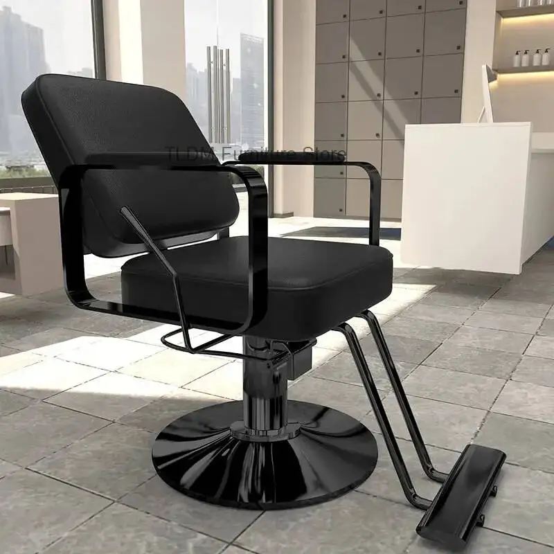 Luxury Designed Barber Chair Salon Portable Beauty Reclinable Barber Chair Swivel Hidraulic Cadeira De Barbeiro Salon Furniture