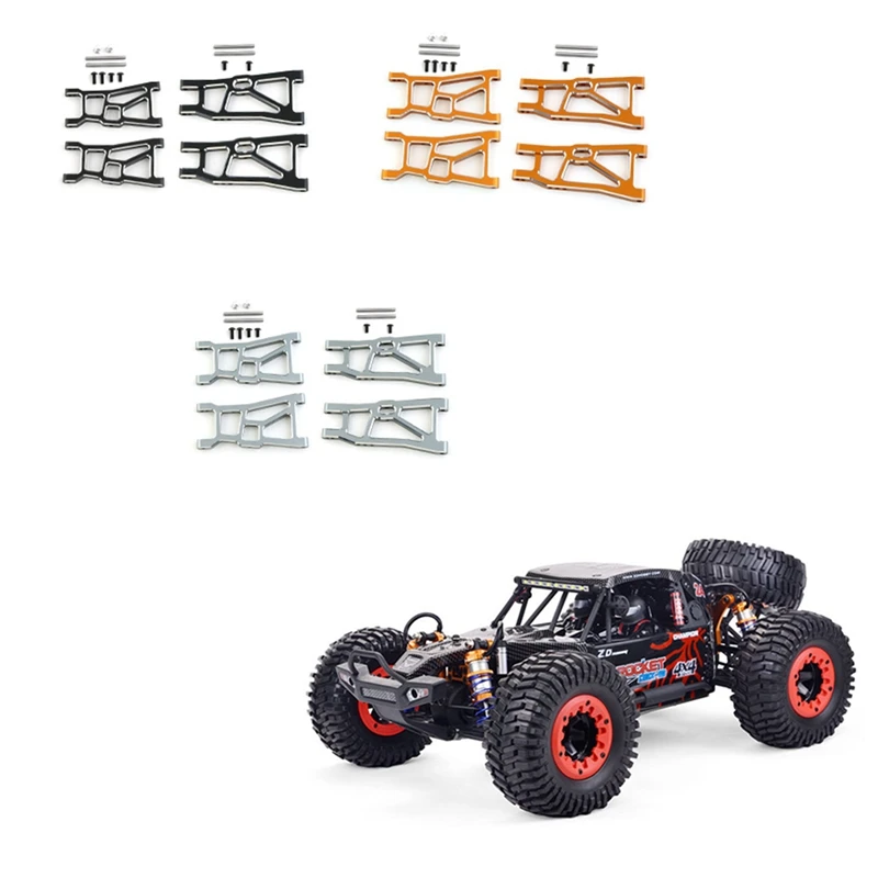 Zestaw metalowych przednich i tylnych wahaczy do ZD Racing DBX-10 DBX10 1/10 RC Car Ulepszenia Części Akcesoria