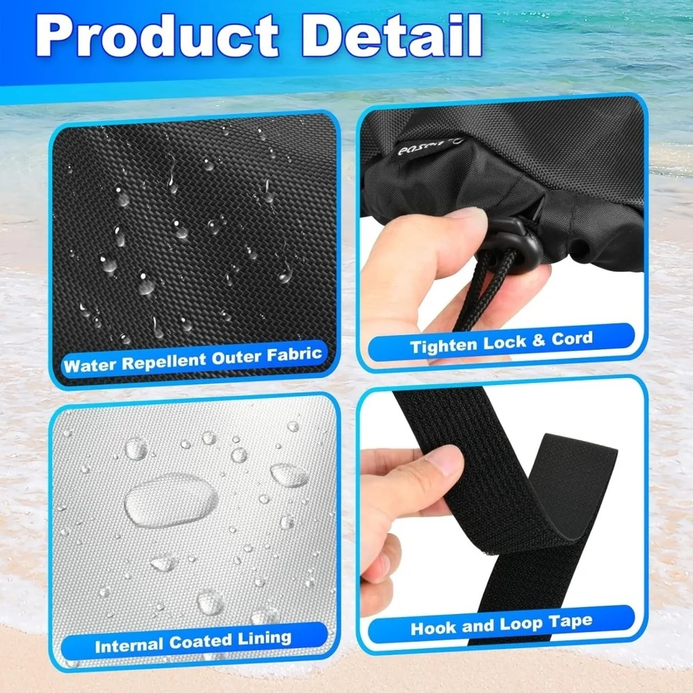 Waterproof Oxford Cloth Cover for Electric Bike Battery Protection Against Rain and UV Exposure For Outdoor Use