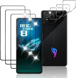 2.5D 9H Glass For Asus ROG Phone 8 Cover Tempered Glass Screen Protector For Asus ROG Phone8 8Pro Camera Film