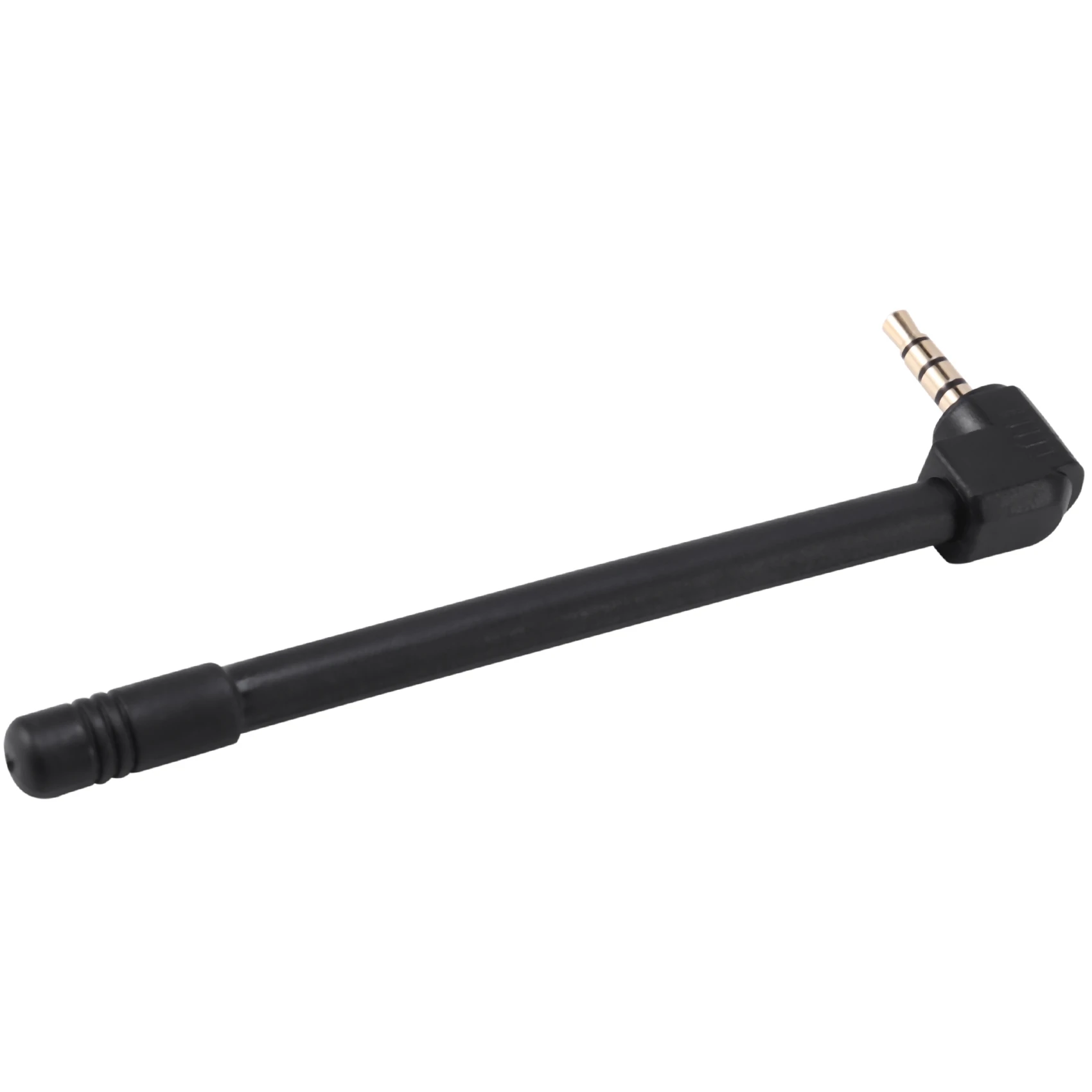 #92W Speaker Universal 3.5mm Radio Headphone Hole External Antenna 3.5mm,Earphone hole external antenna,(black)