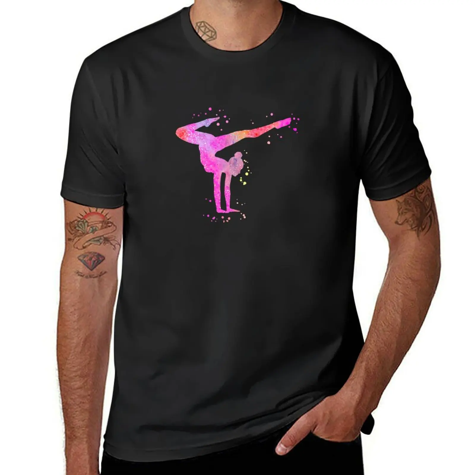 

Gymnastics girl T-Shirt quick-drying korean fashion Blouse kawaii clothes mens graphic t-shirts big and tall