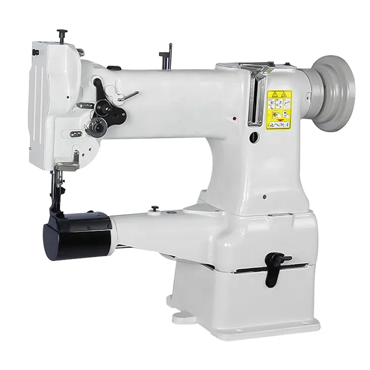 Single Needle Heavy-Duty Industrial Lockstitch Sewing Machine 2200 Sti/min High-Speed 341 Cylinder Bed Large Leather Fabric