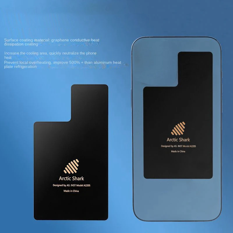 Mobile Phone Cooler Copper Graphene Sheet Tablet Dissip Uniform Plate Increases Heat Dissipation Area