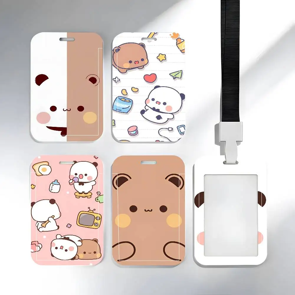 Cartoon Bubu Dudu Lanyard Card Holders Student ID Card Holders Neckband Card Holders Access Control Accessories Gifts