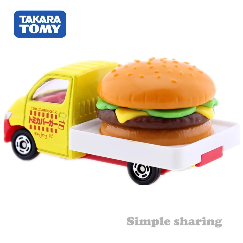 Takara Tomie Tomica No.54 Toyota Stad Aas Hamburger Bestelwagen Auto Kinderen Speelgoed Motorvoertuig Diecast Metalen Model