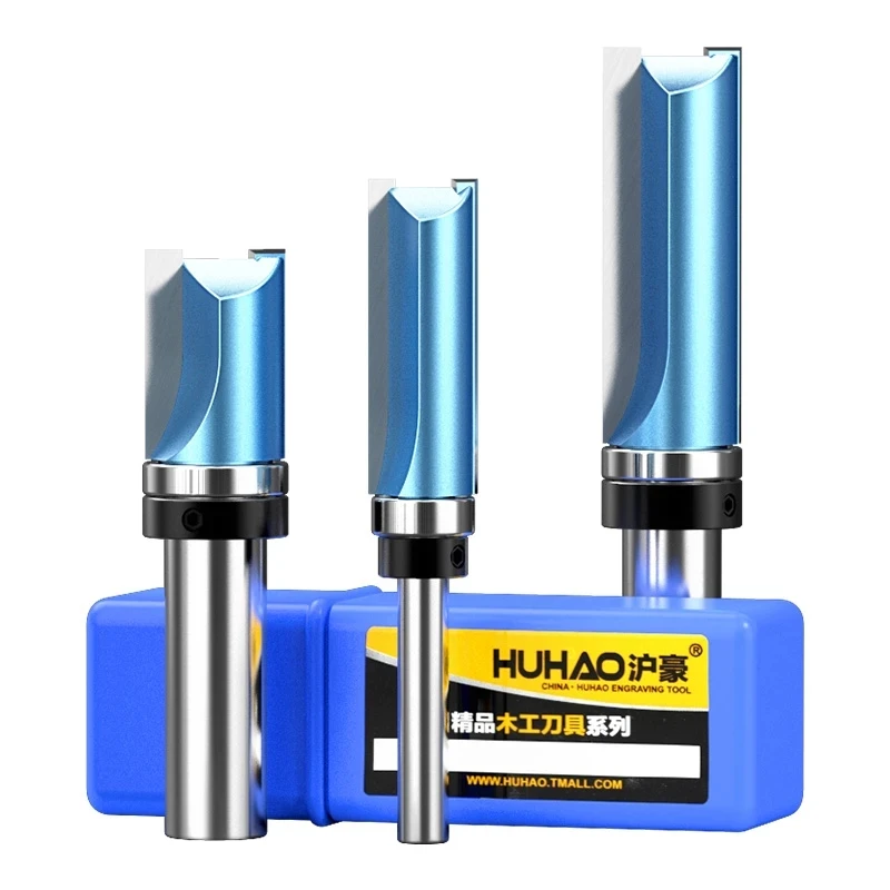 HUHAO 1pc Bearing Flush Trim Router Bit for wood 1/2\