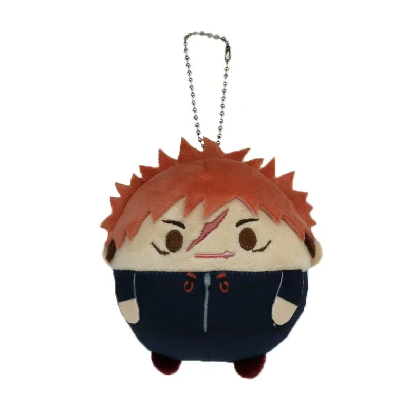 Jujutsu Kaisen Runder Plüsch-Schlüsselanhänger Yuji Megumi Choso Yuta Anime Flauschige Stoffpuppe Taschenanhänger Fan-Geschenk – Detail 5