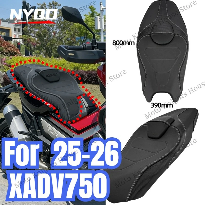 Motorcycle Seat Cushion Fit For 25-26 XADV750 ADXTG Modified Waist Design Waterproof Comfortable Anti Slip Seat Pad