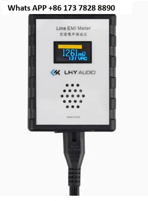 The Latest Display Mains Noise Tester EMI Measuring Instrument Broadband AC Power Supply Ripple Analyzer line EMI meter