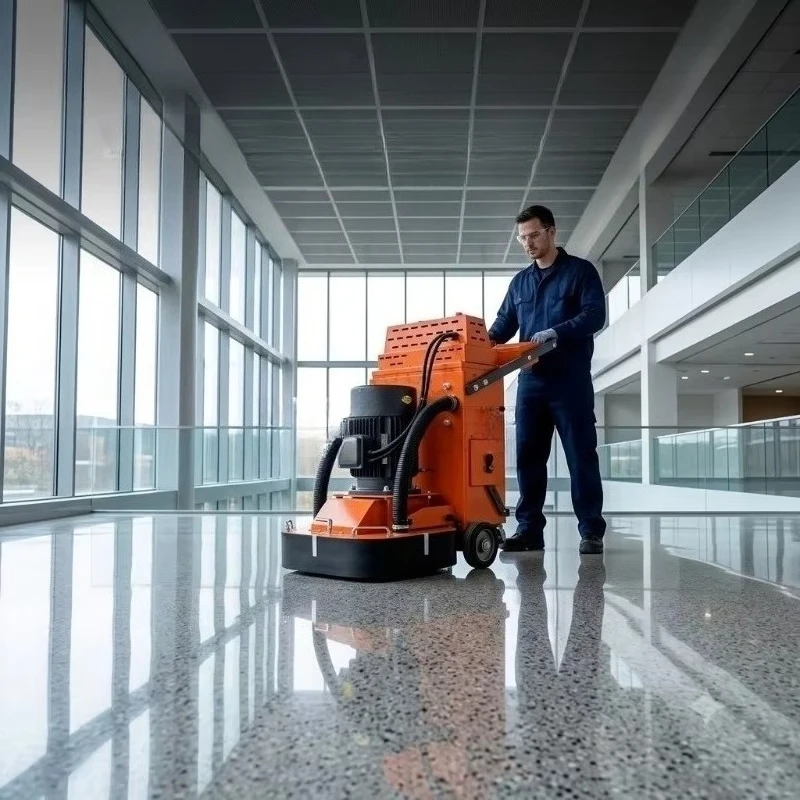 Concrete Floor Scarifying Grinding Polishing Machine for Removing Old Floor Coatings