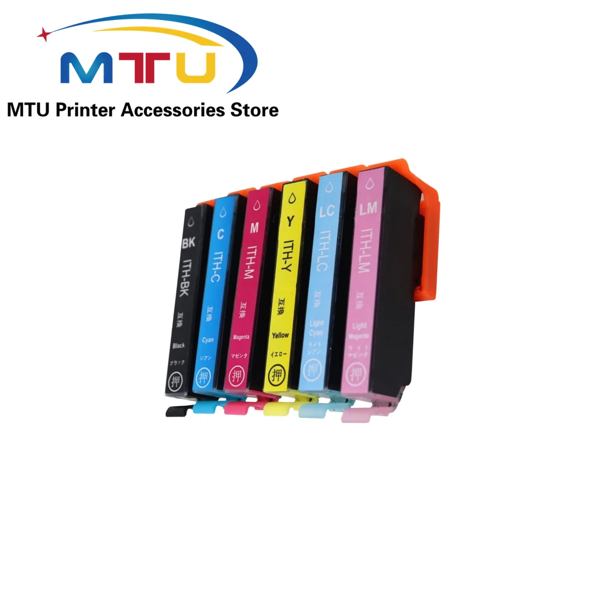 

1 комплект картриджей ITH-BK ITH-C M Y ITH-LM LC ITH-6CL ITH для Epson EP-709A EP-710A EP-810AW EP-810AB