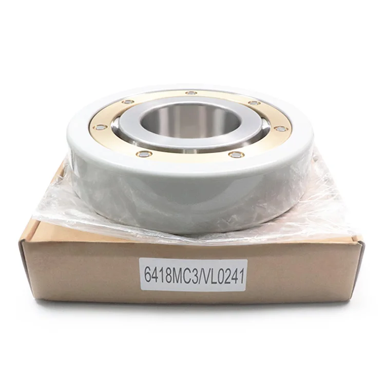 6418-M-C3 Insulated Deep Groove Ball Bearings, Single Row Ball Bearings 6418M C3 VL0241 Dimensions are 90x225x54mm