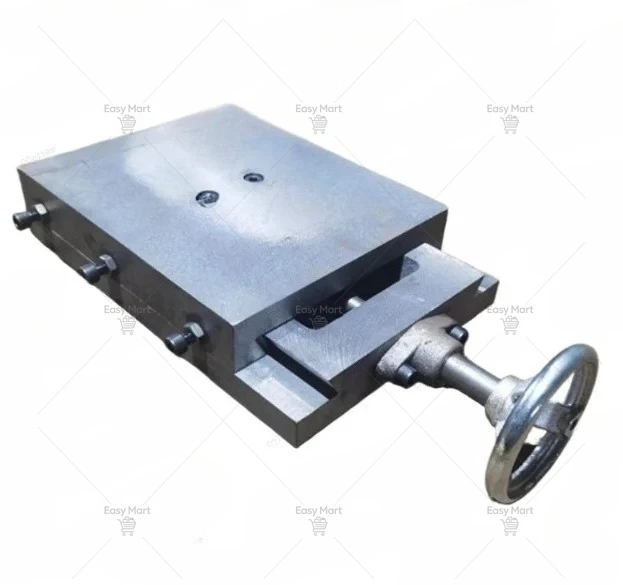 Cast iron dovetail groove slide table screw drag plate one word manual X table linear guide rail lifting table