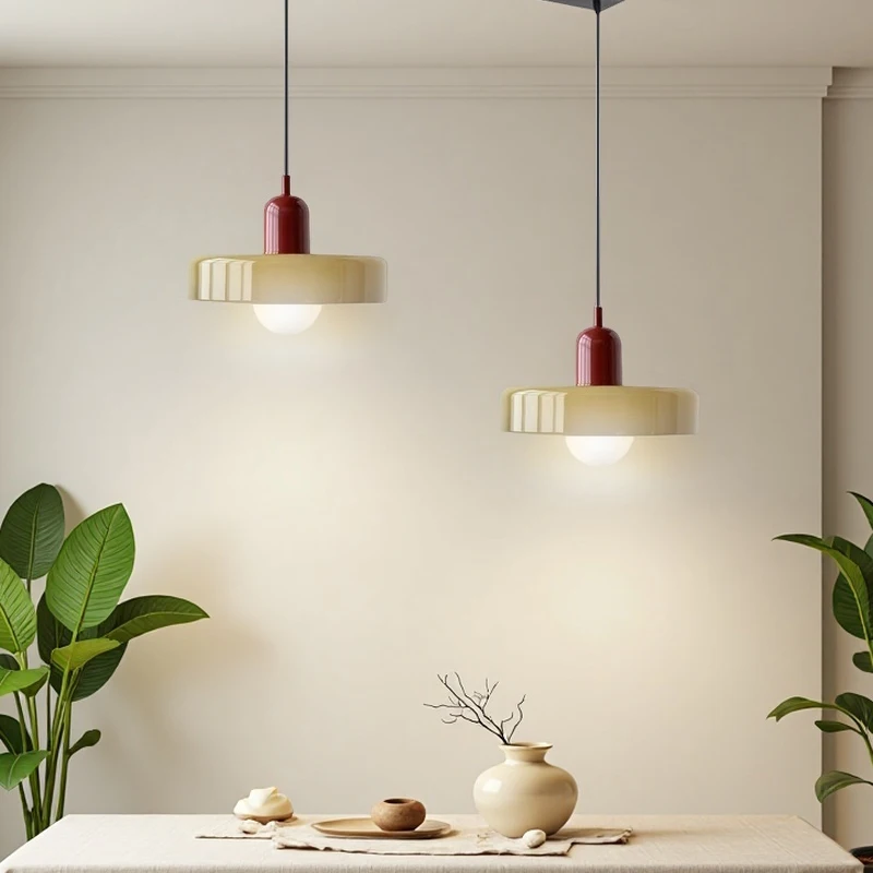 

European Style Glass Pendant Lamp Dia 25cm Chandelier Multicolour Bar Atmosphere Light Restaurant/bedroom Lighting AC90-260V
