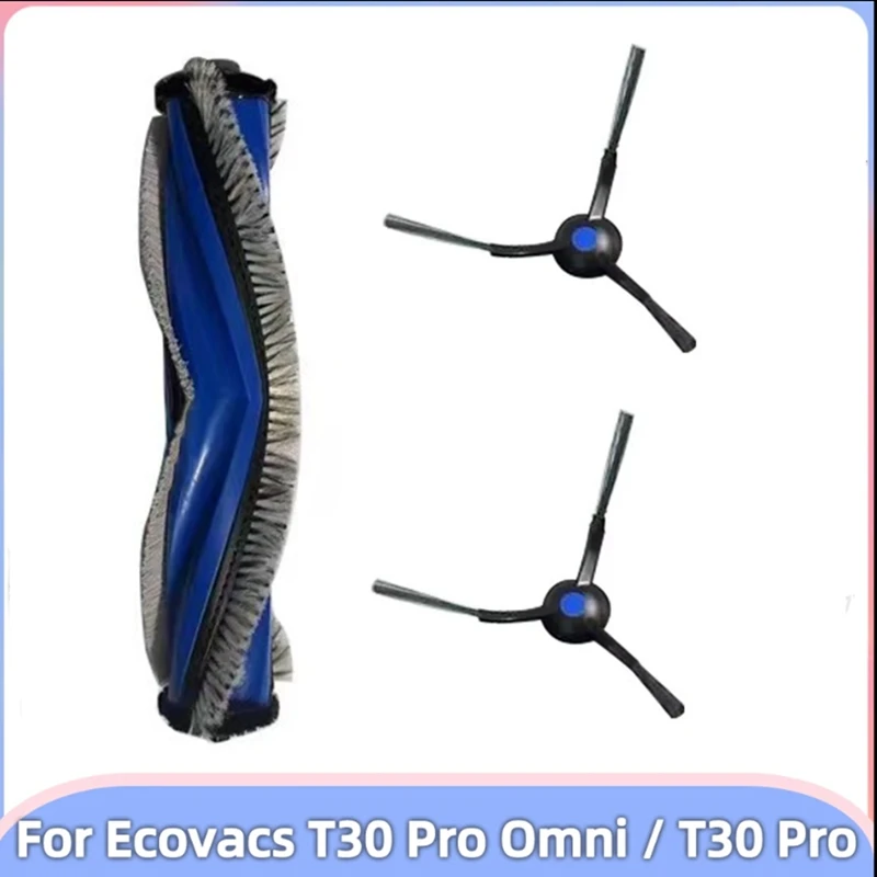 Replacement Parts For Ecovacs Debot T30 Pro Omni / T30 Pro Vacuum Cleaner Accessories Washable Main Side Brush