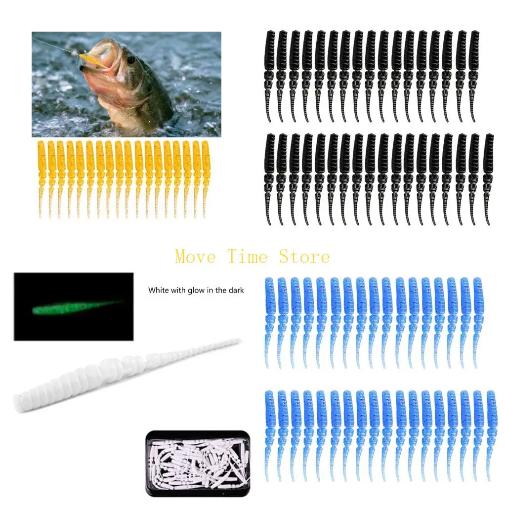 

92ME Flexible Fishing Baits Double Color Floating Lures Simulates Natural Lures