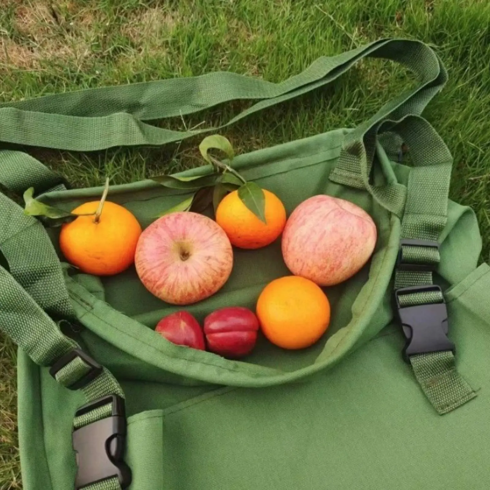 

Canvas Orchard Picking Bag Portable Orchard Harvest Bag Canvas Picking Pouch Wide Mouth Opening Farm Tool Multi-Purpose